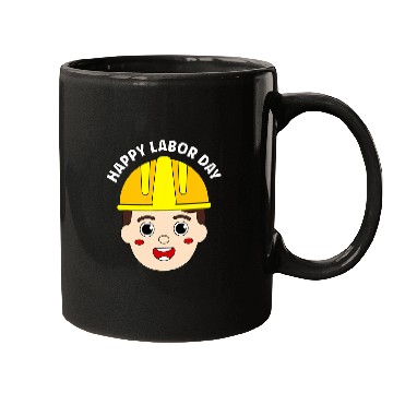 Discover Happy Labor Day School Boy Worker Mugs