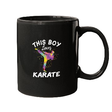Discover This Boy Loves Karate Mugs