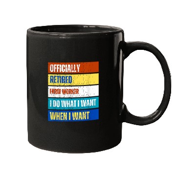 Discover Retired Farm Worker Retirement Funny Retired Farm Worker Mugs