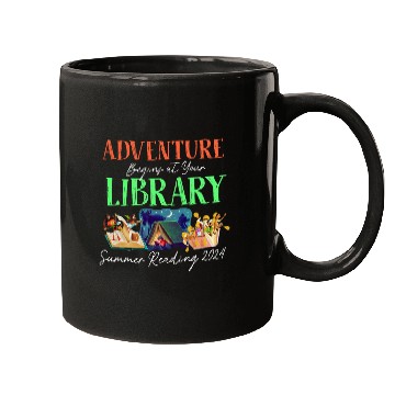 Discover Adventure Begins At Your Library Summer Reading Program 2024 2 Mugs