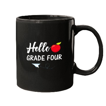 Discover Hello Grade Four Back To School Teacher Student Mugs