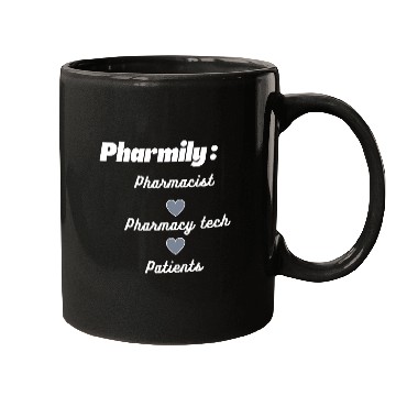 Discover Pharmily Pharmacist pharmacy tech pharmacy student Mugs