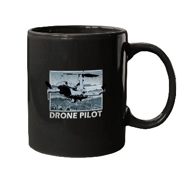 Discover Drone Pilot Over Mountains Mini Pro Vintage Mugs