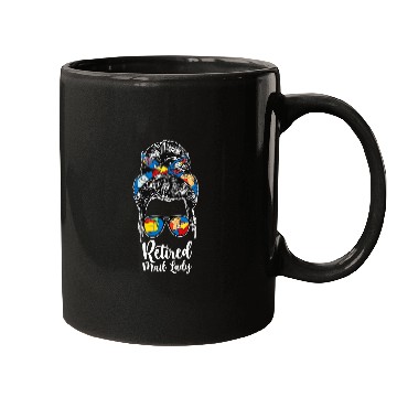 Discover Retired Mail Lady Retirement Retired Postal Worker Mugs