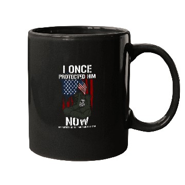 Discover Heroic Dad I Once Protected Him Now He Prot Memorial Day Mugs