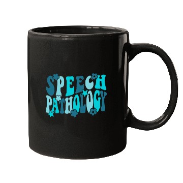Discover Groovy Retro Speech Therapy Therapist Speech Pathology Mugs