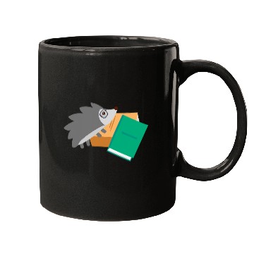 Discover Hedgehog Book Reading 3 Mugs