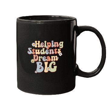 Discover Helping Students Dream Big School Counselor Week Boho Floral Mugs