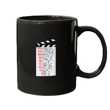 Discover Movie Fan Film Clapper Dont Cut Location Camera Scripts Mugs