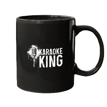 Discover Karaoke King Singer vintages Microphone Singing 1 Mugs
