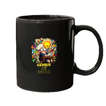 Discover Genius at Work Science Geek 1 Mugs