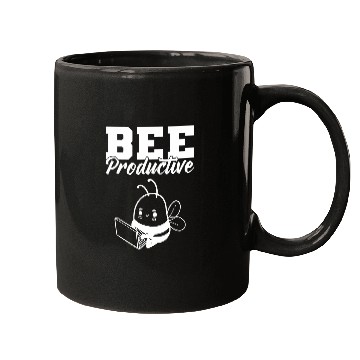 Discover Bee Productive Office Worker Mugs