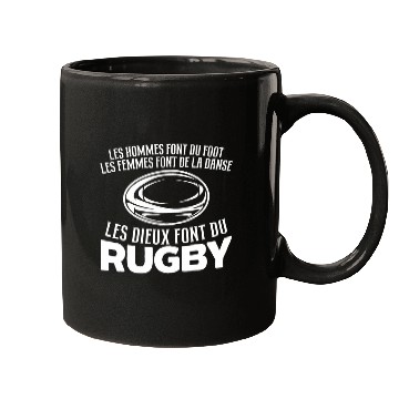 Discover Les Dieux Font Du Rugby XV De France Rugby Gift Mugs