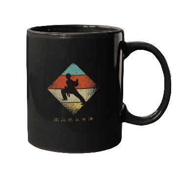 Discover Retro Karate Pose 1960s 1970s Style Karate Mugs