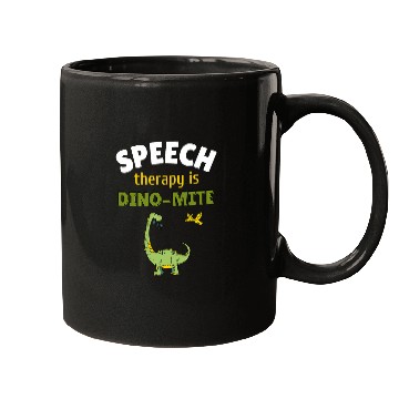 Discover Speech Language Pathologist SLP Teacher Speech Therapy Dino Mugs