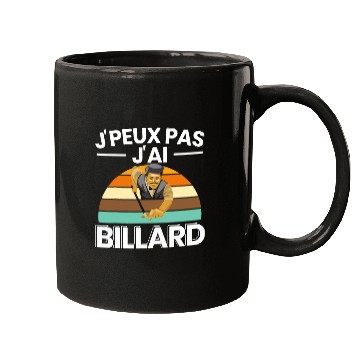 Discover JPeux Pas JAi Billiard Funny Gift Pool Player Mugs