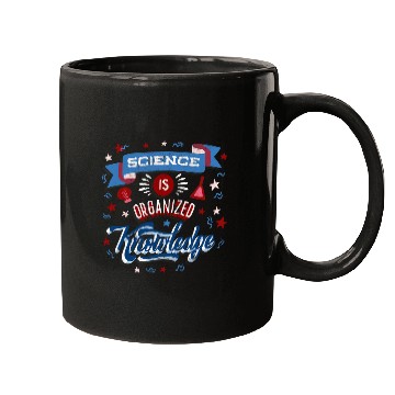 Discover Science Is organized Knowledge Scientist Science Geek Mugs
