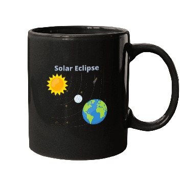 Discover Science Teacher Solar Eclipse 2024 solar eclipse diagram Mugs