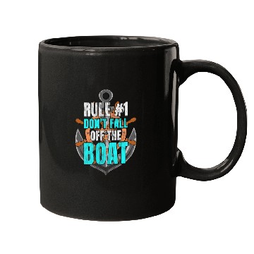Discover Funny Cruise s Rule 1 Dont Fall Off The Boat 2 Mugs