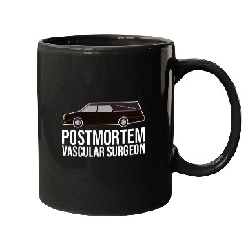 Discover Postmortem Vascular Surgeon Funeral Director Mortician Mugs