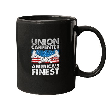 Discover Union Carpenter Americas Finest Labor Day Union Worker 1 Mugs