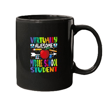 Discover Virtually Awesome Middle School Student Back To School Mugs