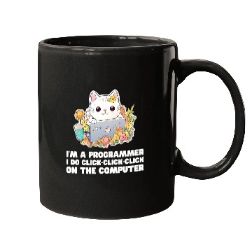 Discover Im A Programmer I Do ClickClickClick On The Computer 1 Mugs