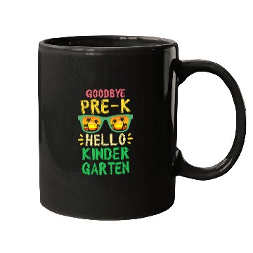 Discover Goodbye PreK Hello Kindergarten Teacher Student Kids Mugs