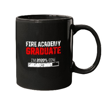 Discover Academy Student Done Fireman Graduation Mugs