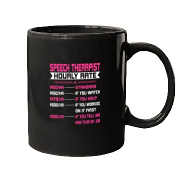 Discover Speech Therapist Hourly Rate Speech Language Pathologist Mugs