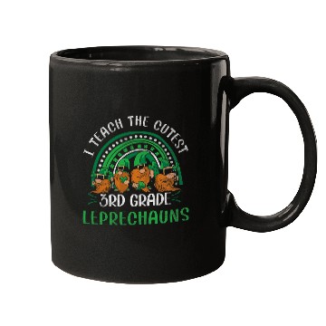 Discover I Teach The Cutest 3rd Grade Leprechauns St Patricks Day Mugs