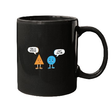 Discover Pointless Circle Geometry Joke Math Student Teacher Gift Fun Mugs