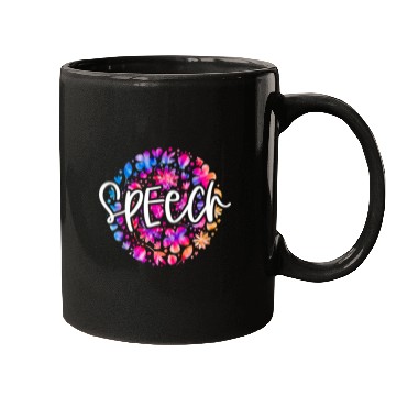 Discover Speech Therapy Speech Language Pathologist Therapist Tie Dye Mugs