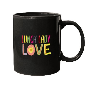 Discover School Lunch Lady Cute Love Cafeteria Worker Novelty Design Mugs