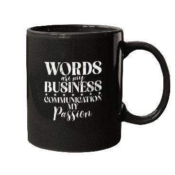Discover Words are my Bussiness Communication Passion Speech Therapy Mugs