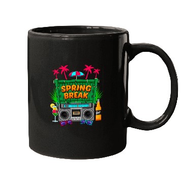 Discover Spring Break Party Semester break Spring Break 3 Mugs