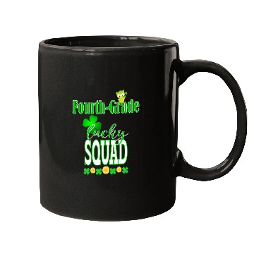 Discover St Patricks Fourth Grade Teacher Student Cute Owl Squad Mugs