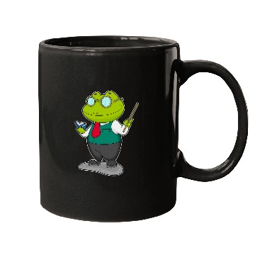 Discover Frog Teacher Glasses Book Mugs