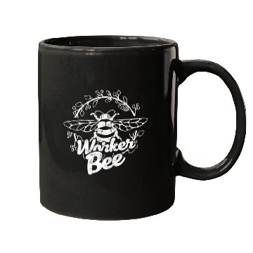 Discover Worker Bee Diligence Mugs