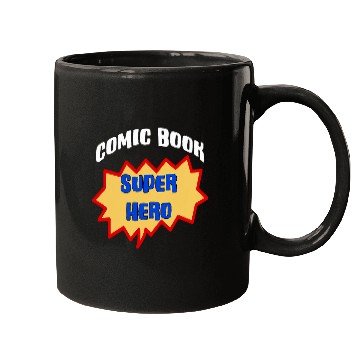 Discover Comic Book Super Hero Funny Mugs