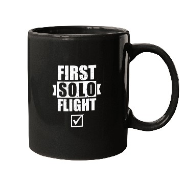 Discover First Solo Flight Mugs