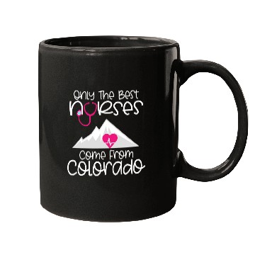 Discover nurses Colorado RN CNA LPN Nursing Student Graduation Mugs