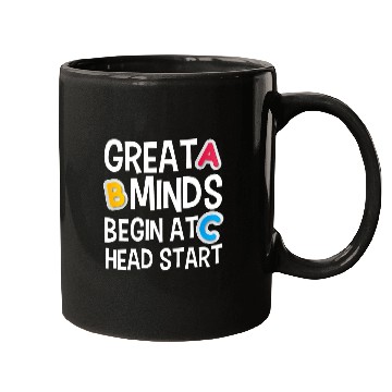 Discover Great Minds Begin At Head Start Funny Teachers Student Mugs