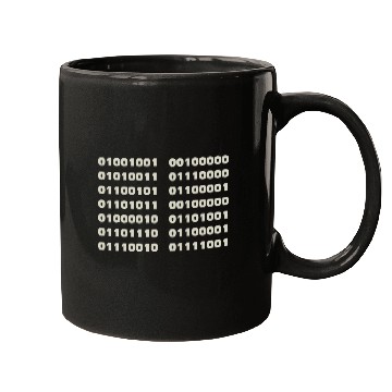 Discover I Speak Binary Fun Informatics Binary Code Coder Programmer Mugs