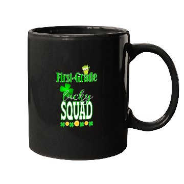 Discover St Patricks First Grade Teacher Student Cute Owl Squad Mugs