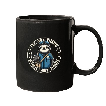 Discover Sloth Postal Worker Funny Postman Mail Carrier Sloth Mugs