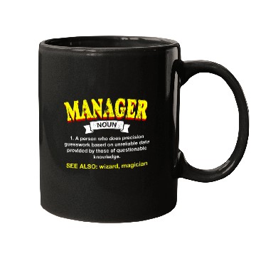 Discover Manager Definition Funny Boss Humor Employer Appreciation Mugs