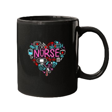 Discover nurses love nursing student rn life thank you Mugs