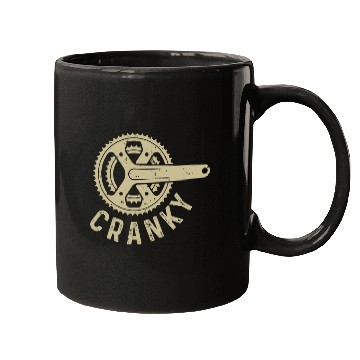 Discover Funny Bicycle Lover Cyclist Daddy BMX Mountain Bike Cranky Mugs