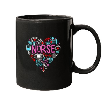 Discover nurses love nursing student rn life Mugs